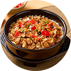肉汤拌饭